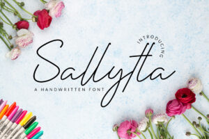 Sallytta - Beautyful Script Font