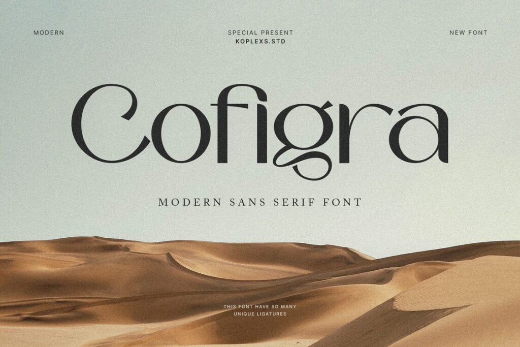 Cofigra - Modern Sans Serif Font