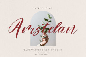 Amstelan Font