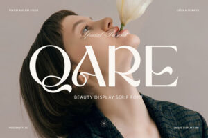 QARE - Beauty Display Serif Font By Koplexs Studio A