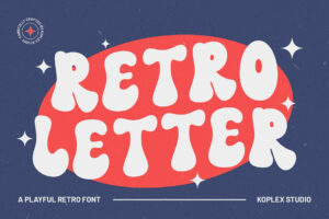 Retro Letter Font