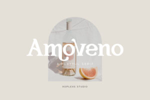 Amoveno - A Playful Serif