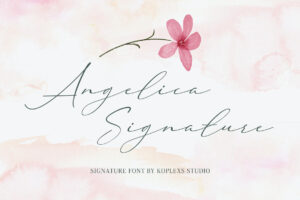 Angelica Signature Font 1